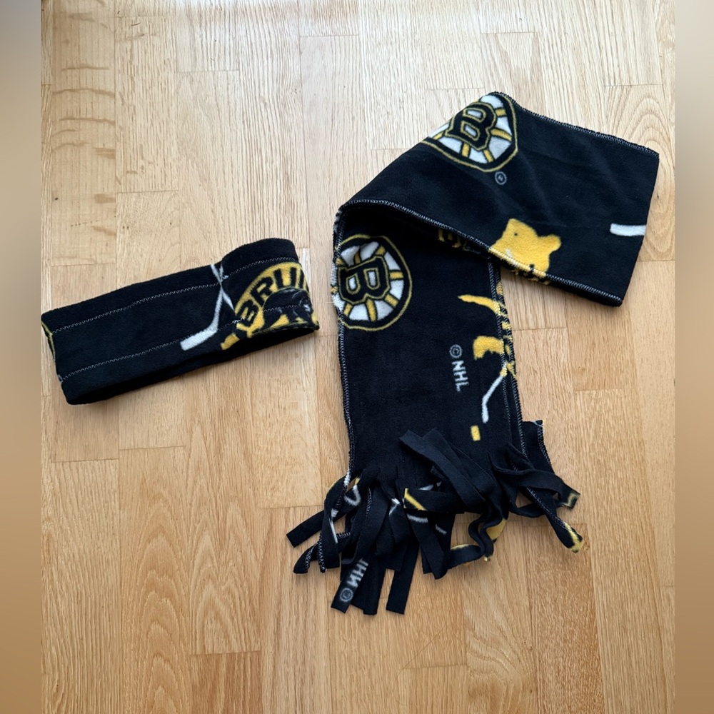Boston Bruins NHL Scarf and Headband Set